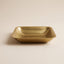 POCILLO CUADRADO ACERO DORADO 7X7 CM