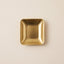 POCILLO CUADRADO ACERO DORADO 7X7 CM