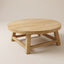 MESA DE CENTRO MADERA 90X90X35CM