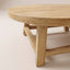 MESA DE CENTRO MADERA 90X90X35CM