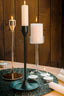 CANDELABRO VIDRIO 6X16 CM