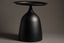 MESA DE CAFE METAL NEG 39X43CM