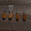 CUCHILLOS QUESO MADERA 12 CM J,4