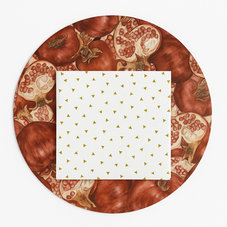 SET INDIVIDUAL GRANADAS + SERVILLETA TRINGULOS