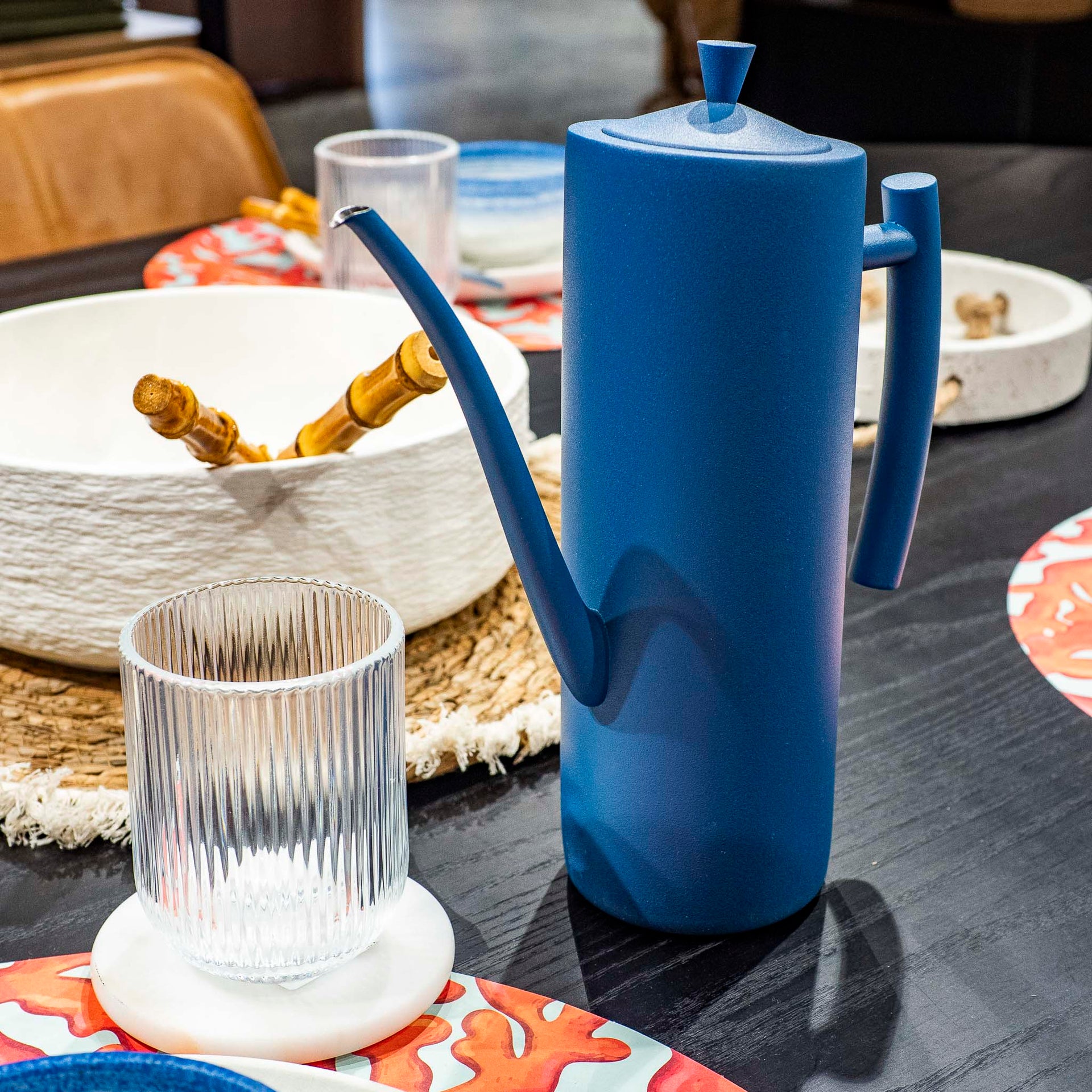 TETERA ACERO AZUL 1000ML