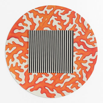 SET INDIVIDUAL CORALES + SERVILLETA LÍNEAS