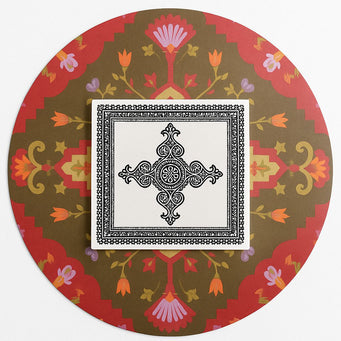 SET INDIVIDUAL CRUZ + SERVILLETA ENCAJE