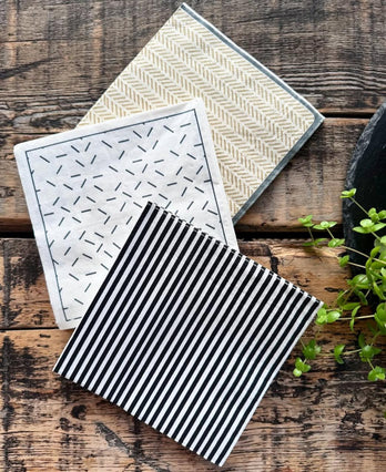 SERVILLETA ZIGZAG 33X33CM (SET DE 20)