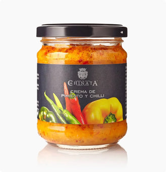 CREMA DE PIMIENTOS Y CHILE ROJO 180 GR
