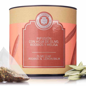 INFUSIÓN CON HOJAS DE OLIVO ROOIBOS Y MELISA 30 GR