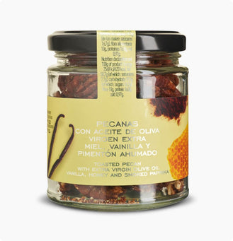 NUECES PECANAS CON AOVE MIEL VAINILLA 90 GR